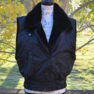 NILS Skiwear vest, black, size 8